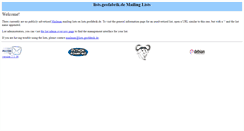 Desktop Screenshot of lists.geofabrik.de